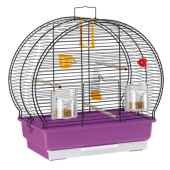 Оборудвана клетка за птици CAGE LUNA 2 BLACK  44,5x25x45,5см.